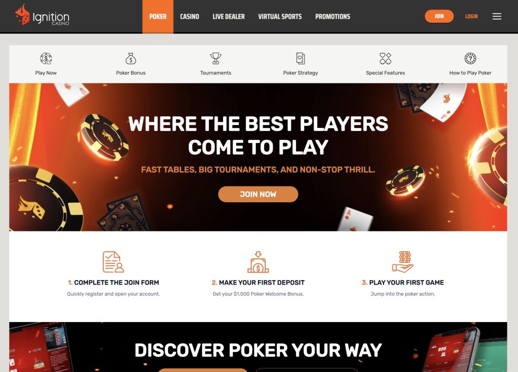 Ignition Online Poker Site